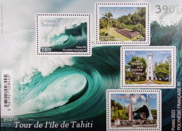 French Polynesia 2023, Tour On Tahiti Island, MNH S/S - Neufs