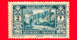 LIBANO - Usato - 1931 - Paesaggi - Tripoli - Castello Dei Crociati - 2 - Usati