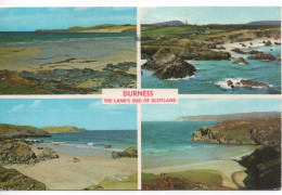 DURNESS MULTIVIEW - WITH GOOD JOHN 0' GROATS - WICK CAITHNESS MACHINE CANCELLATION POSTMARK - Sutherland