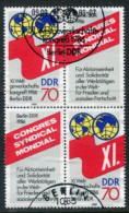 DDR 1986 World Trades Union Congress Block Used.  Michel 3049 - Usados