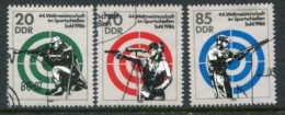DDR 1986 World Shooting Championship Used.  Michel 3045-47 - Used Stamps