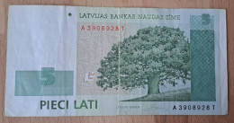 LATVIA LETONIA  , Lettland   5 LATI 2007 - P-53 - Banknote Circulated - Letonia