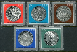 DDR 1986 Historic Coins MNH / **.  Michel 3040-44 - Neufs
