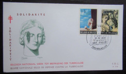 FDC 1564/65 'Solidariteit - Paul Delvaux' - 1961-1970