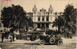 MONACO - MONTE-CARLO - LE CASINO, Les Jardins - Belle Animation 1908 - Automobile - Casinò