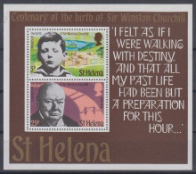 Sainte-Helene St-Helana  1974 Yvertn° Bloc 2 *** MNH Cote 2,75 € Winston Churchill - Saint Helena Island