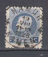 COB 213 Oblitération Centrale NAMUR 4 - 1921-1925 Montenez Pequeño