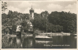 41202577 Tutzing Strand Kirche Boot Tutzing - Tutzing