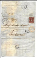 TOSCANA - GOVERNO PROVVISORIO , LETTERA DA LIVORNO PER LA FRANCIA  , 1861 . - Toscana