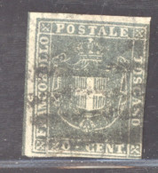 Italie  -  Toscane  :  Yv  20a  (o)      Bleu Gris     ,   N2 - Toscane