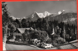 BEATENBERG Restaurant Buffet, Eiger, Mönch, Jungfrau, Auto - Beatenberg