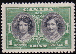 951 Canada 1939 Princess Elizabeth Margaret Visite Royale MNH ** Neuf SC (010a) - Nuovi