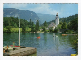 1967. YUGOSLAVIA,SLOVENIA,BOHINJ,SPECIAL CANCELLATION,ST. JANEZ CHURCH,POSTCARD,USED - Jugoslawien