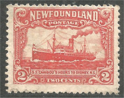 Terre Neuve Newfoundland Bateau Vapeur Steamship Caribou Boat Schiff (XCNF-130) - 1908-1947