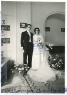 - 2 Belles Photos De Mariage- DESCAT, Photographe De Roubaix, Années 1960/ 70, Dim : 17x 12 Cm, TBE, Scans, - Personnes Identifiées