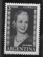 Argentina Mlh * 1952 Evita - Unused Stamps