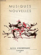 Revue D'esthétique - Musiques Nouvelles. - Collectif - 1968 - Muziek