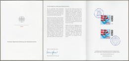Bund: Minister Card - Ministerkarte Typ VII , Mi-Nr. 3805 ESST: " 75 Jahre Allgemeine Erklärung Der Menschenrechte " - Covers & Documents