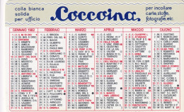 Calendarietto - Coccoina - Balma Capoduri E C.s.p.s. - Voghera - Anno 1982 - Petit Format : 1981-90