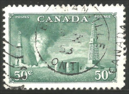 970 Canada 1950 Oil Wells Puits De Pétrole (185) - Used Stamps