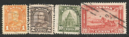 970 Canada 1930 1c To 20c King George V Arch (116) - Used Stamps