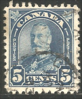 970 Canada 1930 5c Bleu King George V Arch (102) - Oblitérés