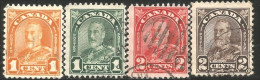 970 Canada 1930 King George V 1c To 5c Arch (92) - Autres & Non Classés