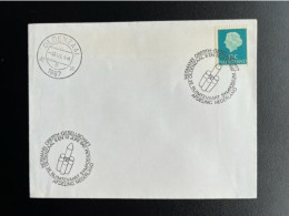 NETHERLANDS 1967 COVER SPECIAL POSTMARK 3RD SPACE SYMPOSIUM OLDENZAAL 10-06-1967 NEDERLAND - Briefe U. Dokumente