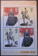 2005 ~ 4 X MULTI VALUE STAMP PANE No. '2518a' ~ Ex-THE BRONTÉ SISTERS PSB. FINE USED  CDS #00594 - Gebraucht