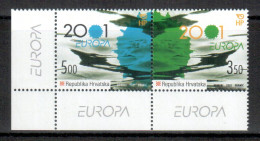 Kroatien / Croatia / Croatie 2001 Paar/pair EUROPA ** - 2001