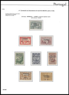 GUINE GUINEA  Portugal 1913 Vasco Da Gama TIMOR Issue MNH** PERFECT W/ OPT "REPUBLICA", "GUINE" INCLUDES Album Page - Portuguese Guinea