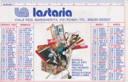 Calendarietto - Lastaria - Roma - Anno 1982 - Petit Format : 1981-90