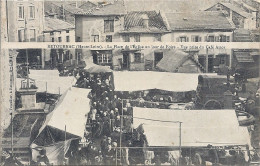 CPA 43 RETOURNAC La Place De L'Eglise Un Jour De Foire - Retournac