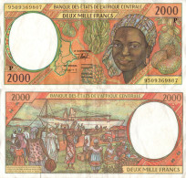 Chad / 2.000 Francs / 1995 / P-603P(c) / XF - Tschad