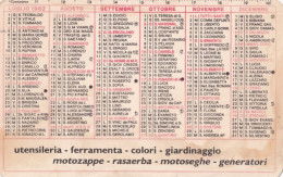 Calendarietto - Utensileria - Ferramenta - Anno 1982 - Petit Format : 1981-90