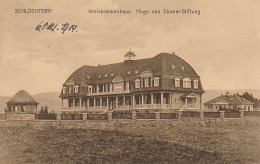 AK Schlüchtern - Kreiskrankenhaus - Hugo Von Stumm-Stiftung - Feldpost Bahnpost Gmndn-Schlüchtern - 1914  (67448) - Schluechtern