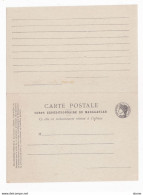 Carte Double En Franchise Militaire - Corps Expéditionnaire De Madagascar - Frankreich