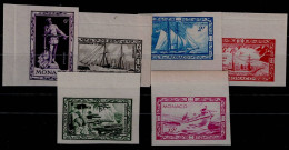 MONACO 1949 100th BIRTHDAY OF PRINCE ALBERT I SET IMPERF MI No 357-64 MNH VF!! - Variétés