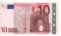 10 EURO  "N"  Austria     Firma Trichet    F 016 H6  /  FDS - UNC - 10 Euro