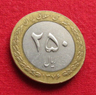 Iran 250 Rials 1997  / 1376 KM# 1262 *VT Irão Persia Persien Rial - Iran