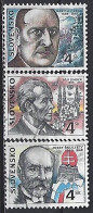 Slovakia 1998  Personalities (o) Mi.302-304 - Gebruikt