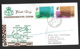 Fiji 1966 World Health Organiasation WHO Set Of 2 On Registered First Day Cover FDC Illustrated Addressed - Fidschi-Inseln (...-1970)