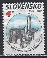 Slovakia 1998  150th Ann.of Slovakian Railway (o) Mi.314 - Gebruikt