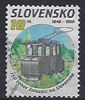 Slovakia 1998  150th Ann.of Slovakian Railway (o) Mi.315 - Used Stamps