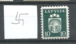 LETTLAND Latvia 1940 Michel 286 Wm Normal * - Lettonie