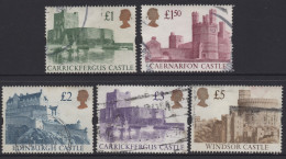 GREAT BRITAIN 1992 " CASTLE  " SET USED. - Usati