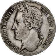 Belgique, Leopold I, 5 Francs, 5 Frank, 1848, Argent, TB+, KM:3.2 - 5 Frank