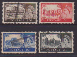 GREAT BRITAIN 1955 " CASTLE  " SET USED. - Usados