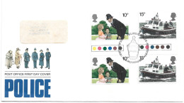 First Day Cover - England, Police, 1979, N°848 - 1971-1980 Dezimalausgaben