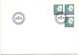 Correspondence - Sweden, Sverige Stamps, 1971, N°858 - Briefe U. Dokumente